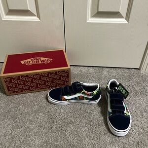 Vans Old Skool V Glow Sharks Dress Blues New in Box